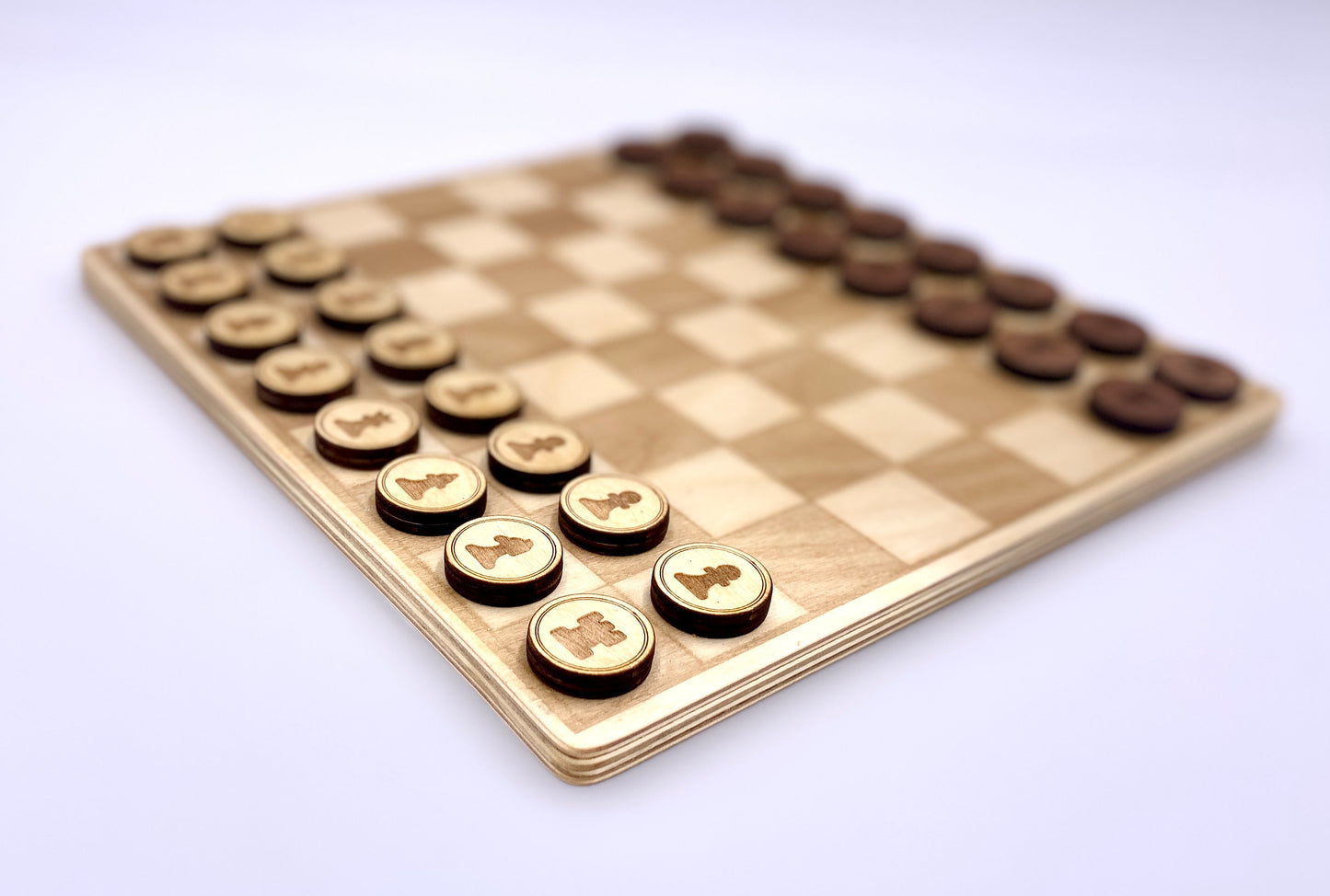 Replacement Chess and Checkers Pieces - Digital Laser-Cut Files with Commercial License