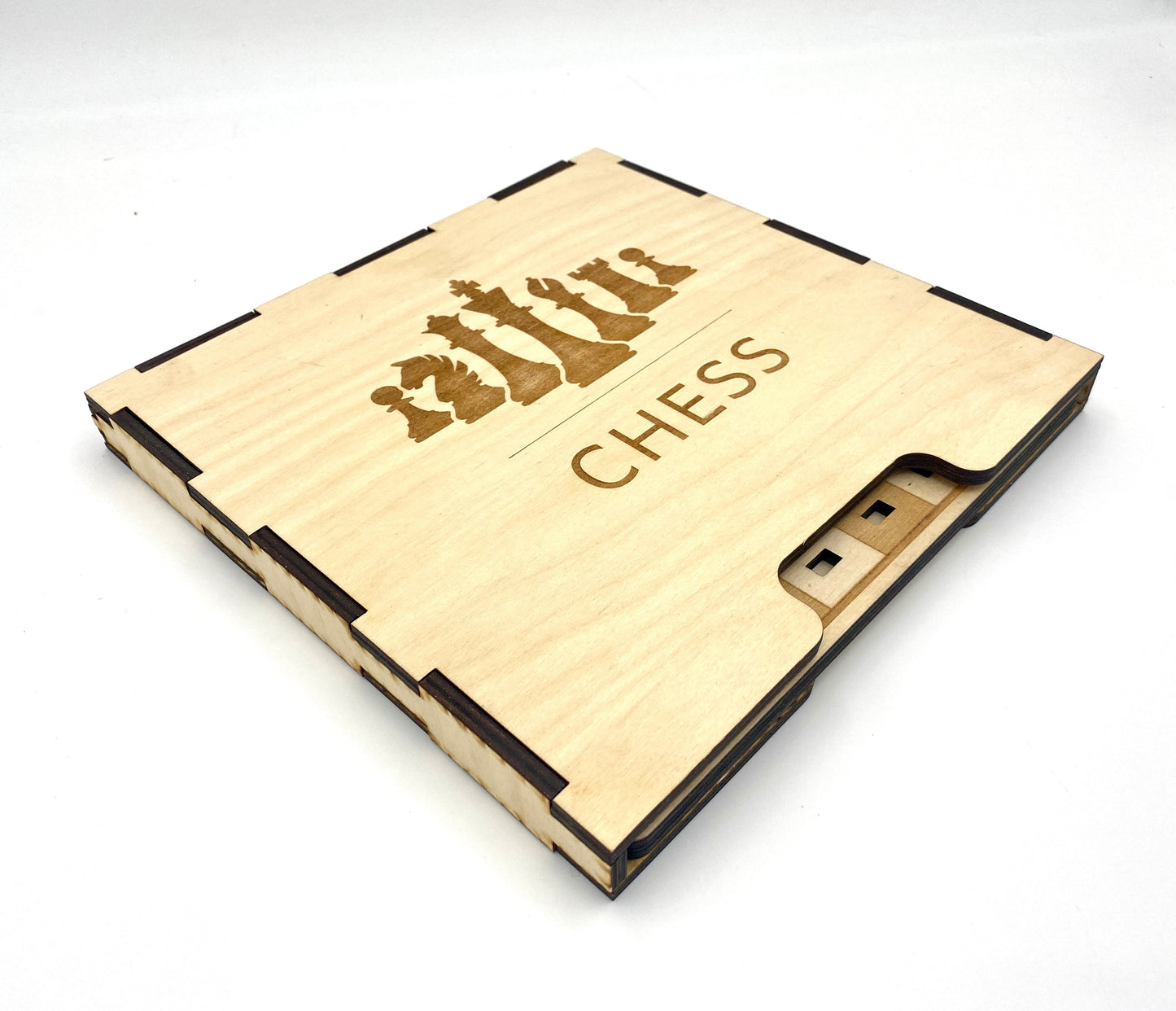 Digital SVG, Ai, DXF Files to Make This Chess Game Board Laser Cutting Files Bonus New Case and Sleeve