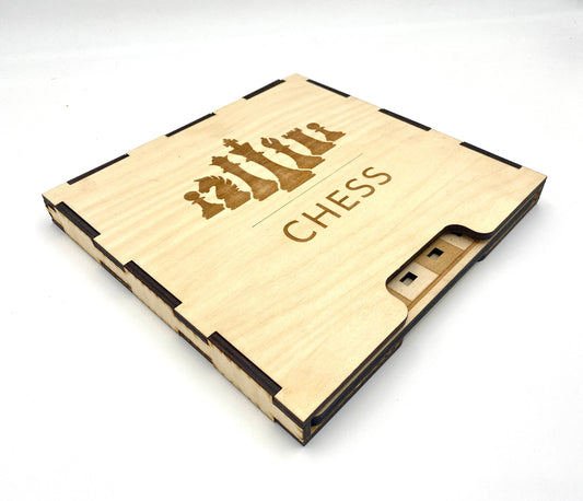 Digital SVG, Ai, DXF Files to Make This Chess Game Board Laser Cutting Files Bonus New Case and Sleeve